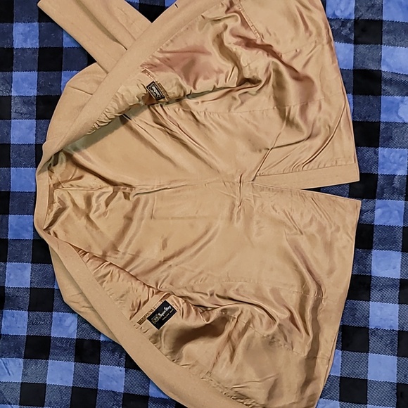 Vintage. Made in USA. 💯 Camelhair. Squire Shop. Sport-coat. Men's XL - Picture 12 of 16